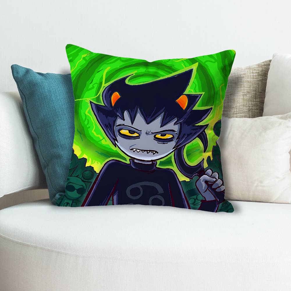 Cute KKarkat VVantas Various Sizes Square Pillow Case For Car Home Bedchamber Decor Custom Valentine Gift