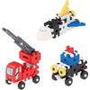 Gakken New Block Vehicle Set DX 224 Pieces 30 Types for Ages 2 and Up