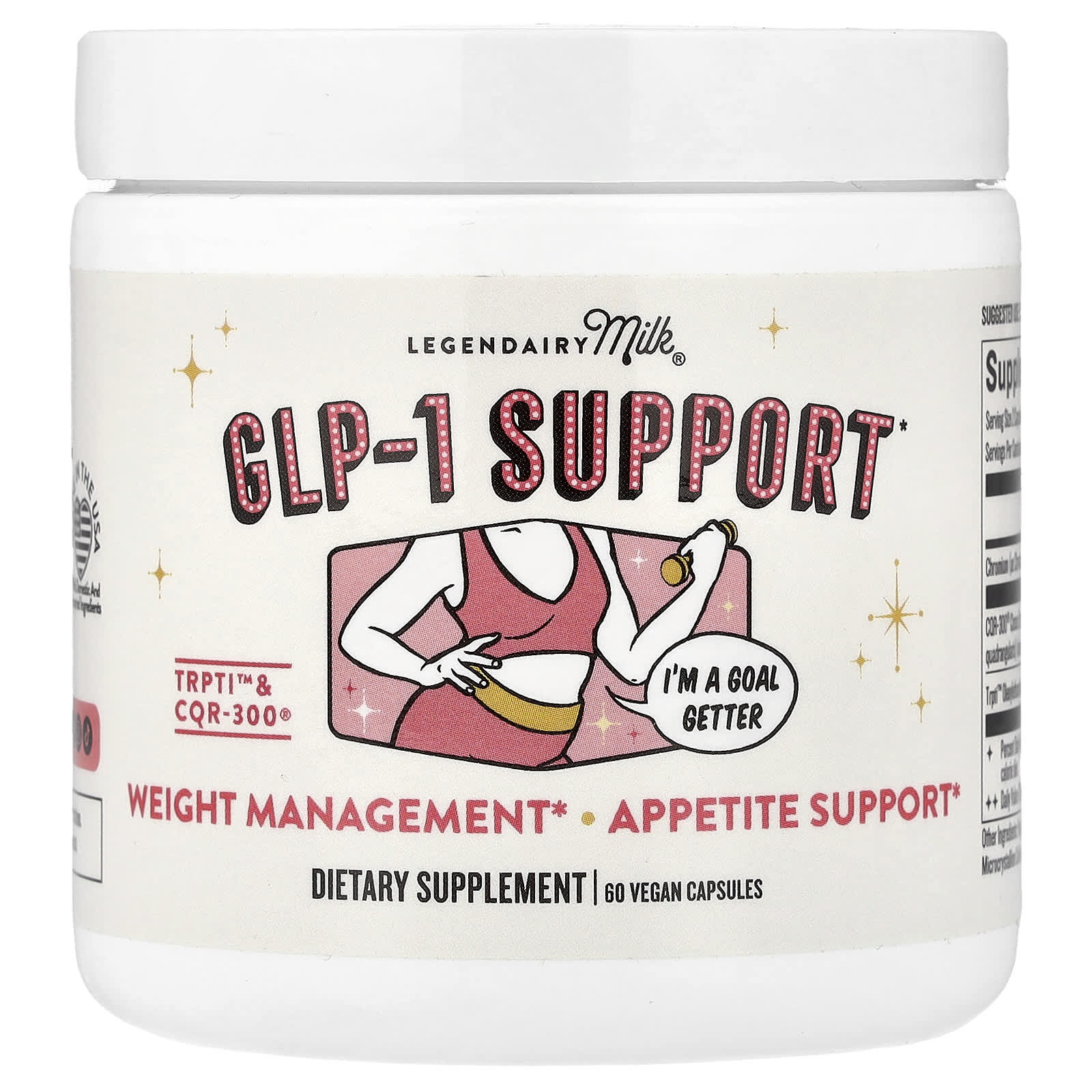Legendairy Milk, Support GLP-1, Capsules Végétales 60 Comprimés