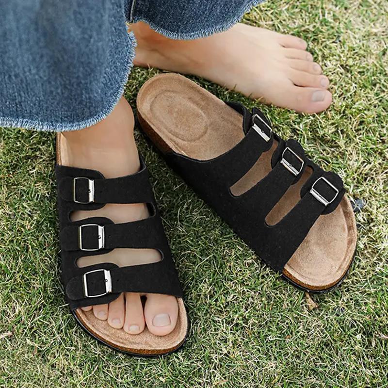 Men Sandals Summer Leather Men's Sandals Women Slippers Non-Slip Outdoor Beach Casual Shoes Zapatos Hombre Durable Luxury Shoes