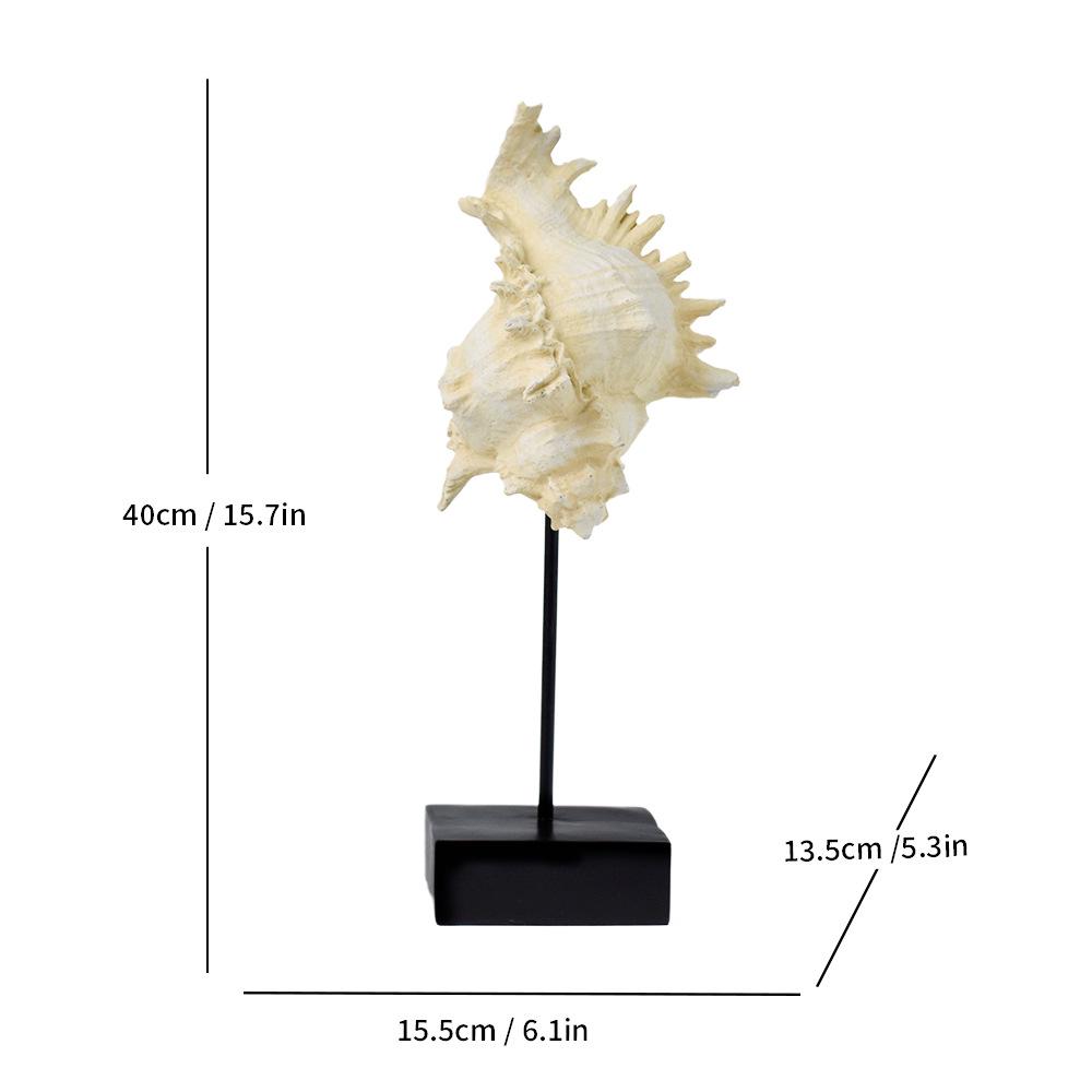 Ocean-Themed Mediterranean Decorations: Starfish, Seahorse, and Conch for Living Room or Restaurant