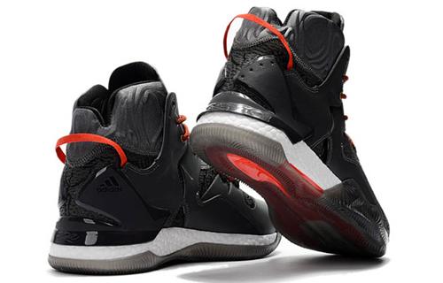 adidas D Rose 7 Ross 7 Rutschfest Leicht Nicht rutschend Leicht High-Top Basketballschuhe Herren Schwarz Bb8216