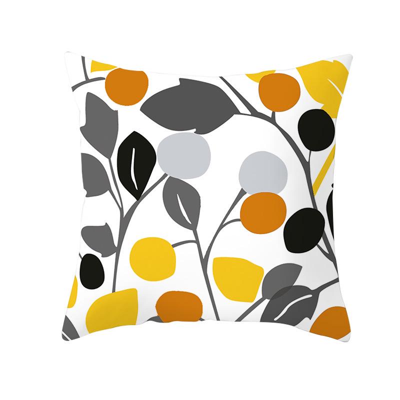 Geometryczny Nadruk Cyfrowy Poszewka na Poduszkę Skórka Brzoskwiniowa Nowoczesny Prosty Styl Poszewka na Poduszkę na Sofę Pokrowiec na Poduszkę Samochodową Dekoracja