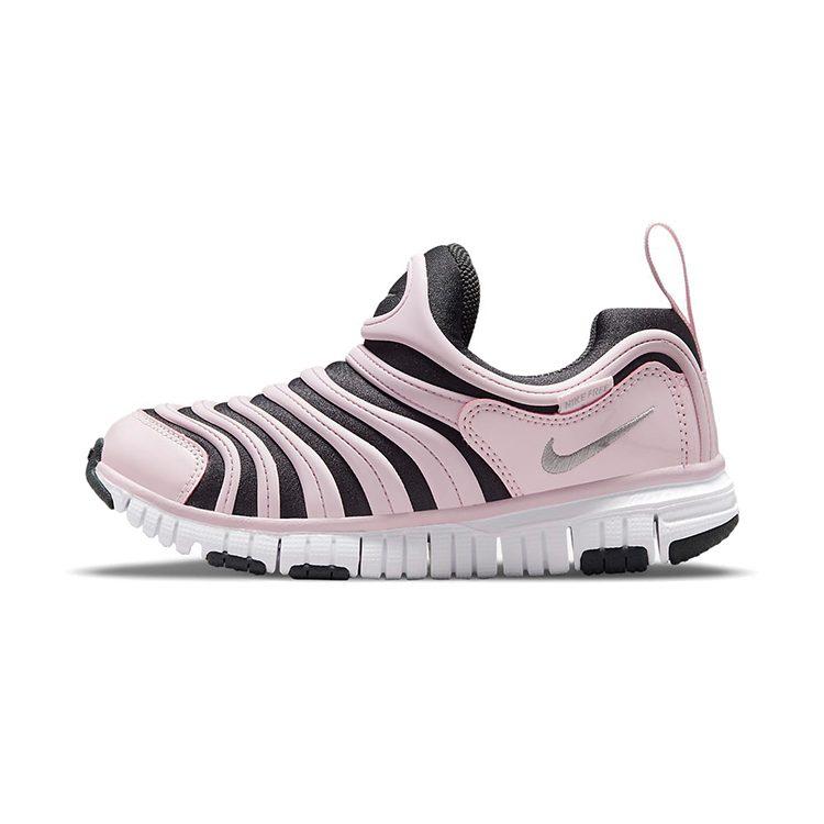 Nike Dynamo Free Low top Sports Casual Shoes Black Pink Children Aged 3 7 Years Old 343738-027
