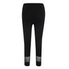 Women Hollow Out Splice Tight Fitness Leggings Yoga Cropped Pants Trousers