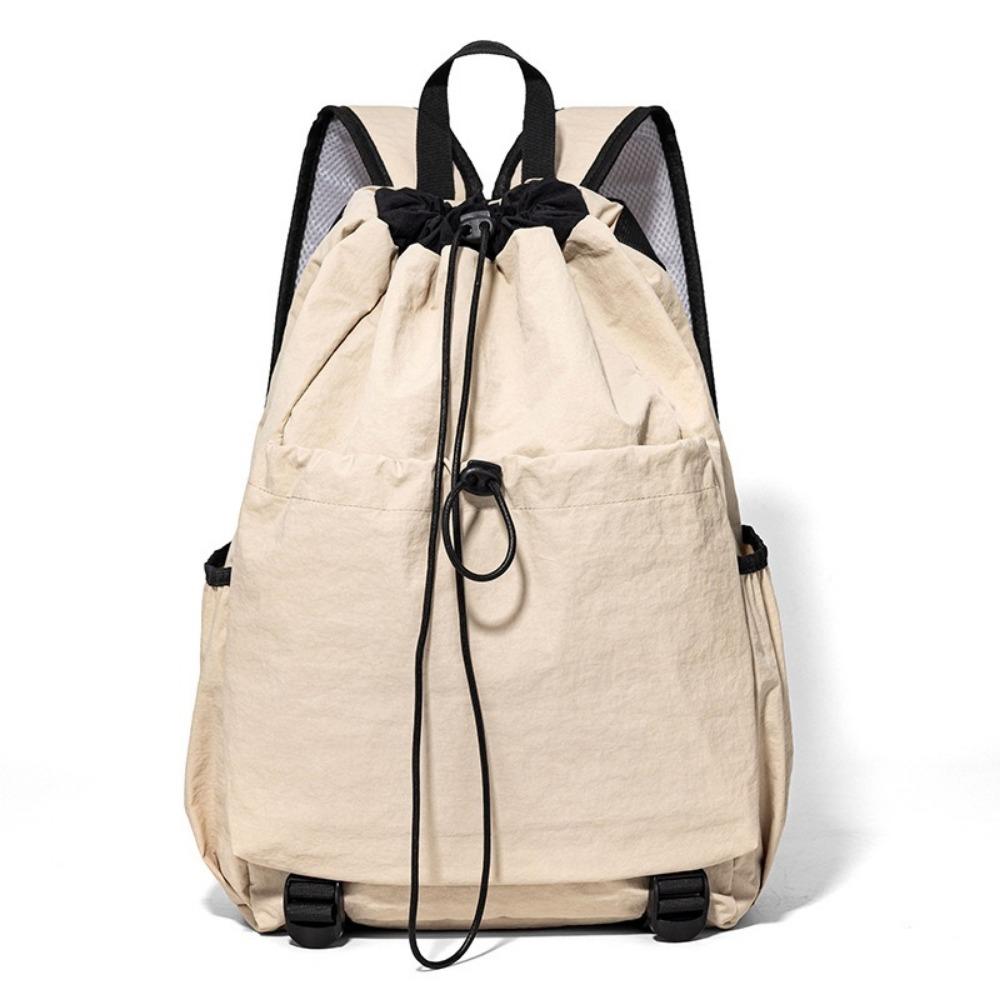 Large Capacity Tennis Racket Backpack Waterproof Drawstring Fitness Bag Fashion Gym Pack  Fitness хаки