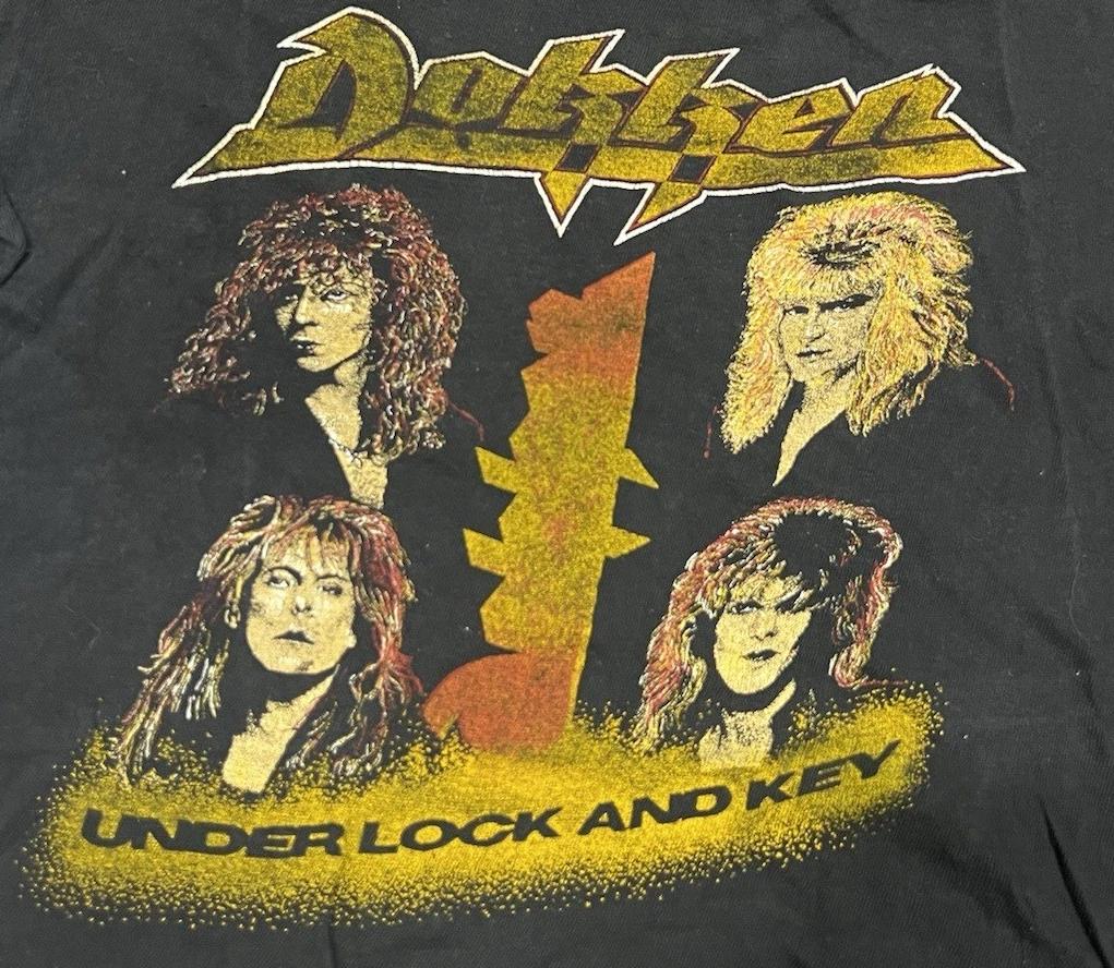 Vintage 1985 DOKKEN Under Lock Key Tour T-Shirt Gift S-234XL B2102 M
