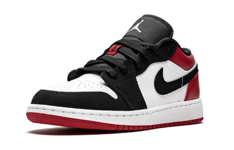 Air Jordan 1 Low Black Toe GS 553560-116
