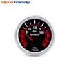 Dynoracing 2'' 52mm Universal Smoke Lens Oil Pressure Gauge 0-100PSI 12V LED With Oil Press Sensor Car Gauge BX101314