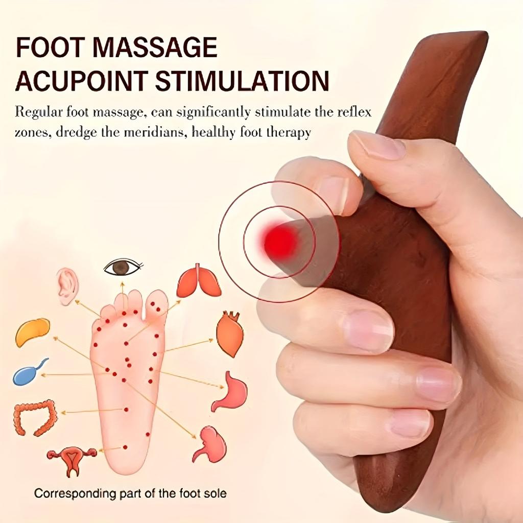 Holz Triggerpunkt Massagegeräte & Akupunkturpunkt Stift Set Holztherapie Massage für den ganzen Körper Gua Sha Lymphdrainage Werkzeuge