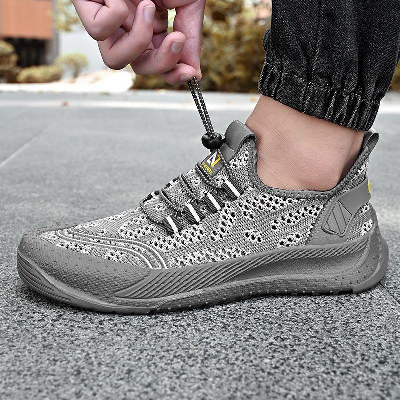 Men's Thin Breathable Flying Woven Sneakers