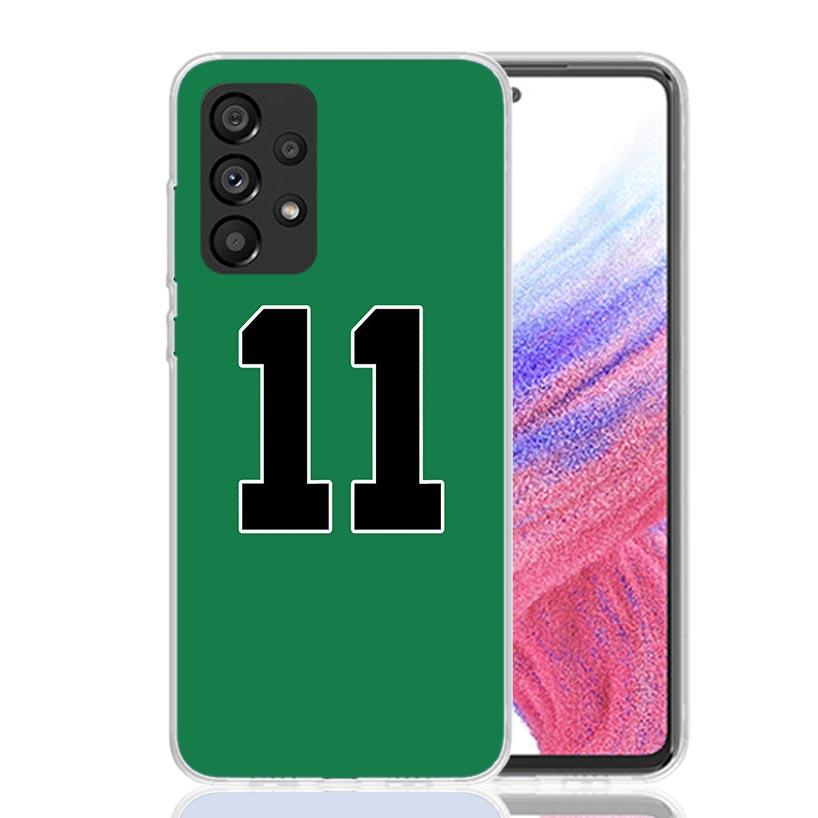 Basketball 23 24 8 Number Phone Case For Samsung Galaxy A13 A14 A15 A16 A17 A53 A54 A55 A56 A33 A34 A35 A36 A23 A24 A25 A26 A05S