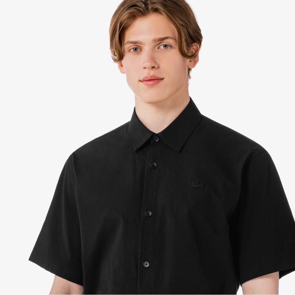 [Lacoste] Men's Outerwear-Style Short-Sleeve Shirt CH249E-56G031
