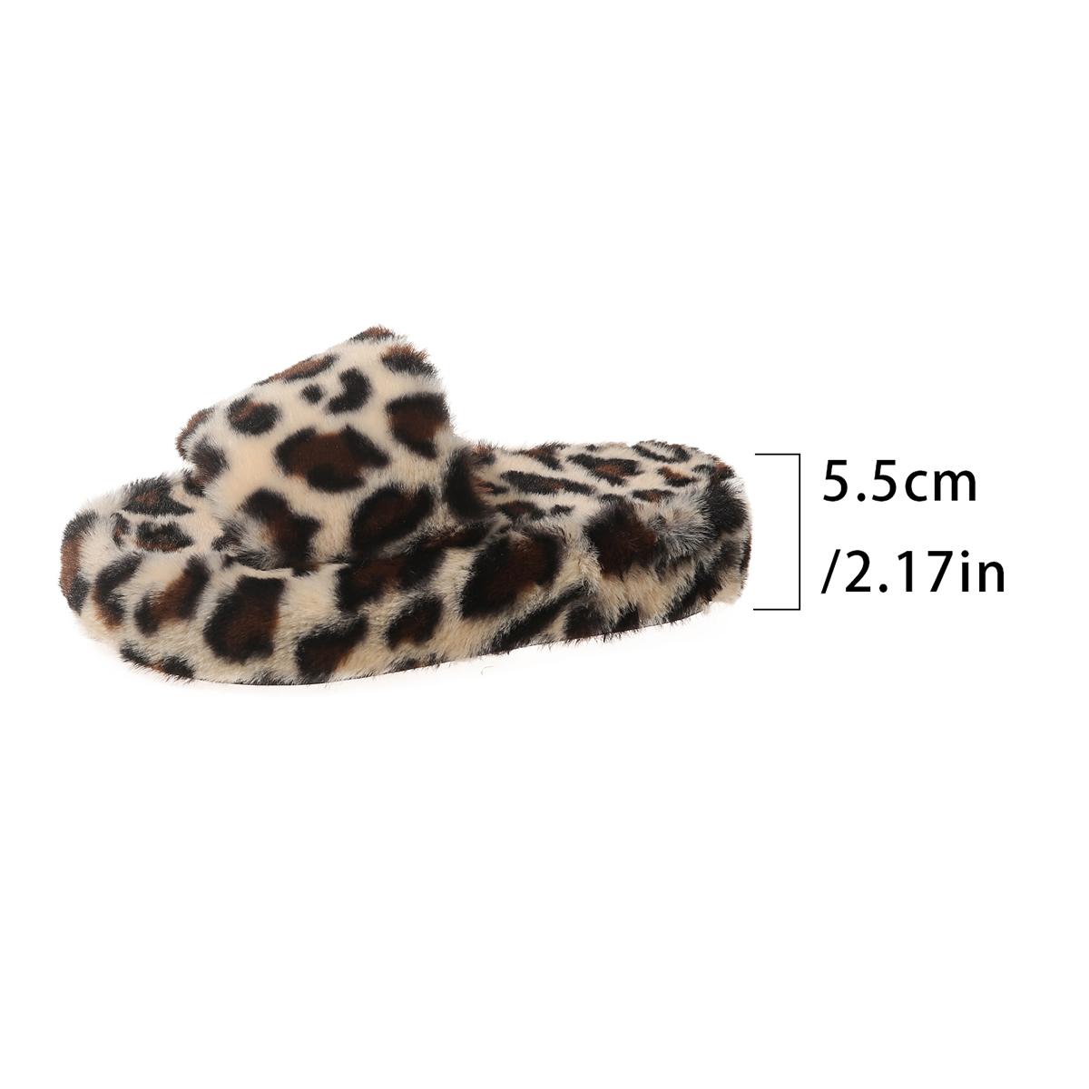 

Модные пушистые плюшевые тапочки Пушистые роскошные и удобные женские туфли без застежек на толстой подошве 2024 года Модные плоские тапочки 40