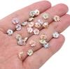 Resin Charms Imitation Pearl Preserving Mini Flower Pendant For Jewelry Making Accessories
