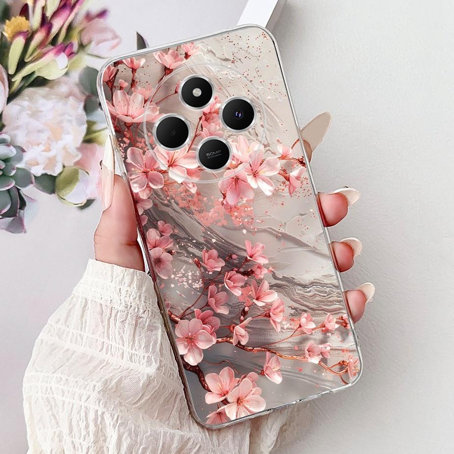 For Xiaomi Redmi 14C Case PocoC75 Lucky Fish Cute Cat Pattern Cover Soft Slim Phone Case For Xiaomi Poco C75 C 75 Redmi14C Shell