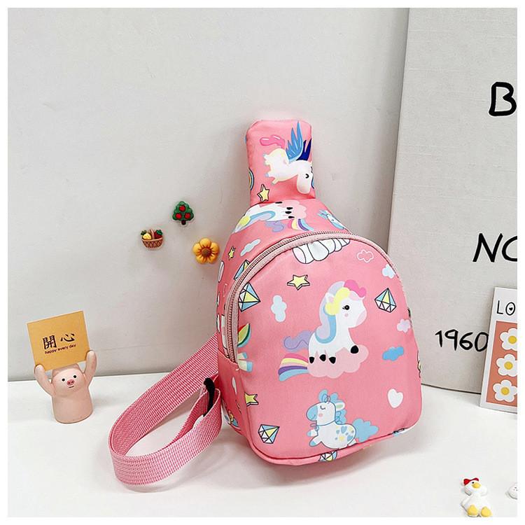 Fun And Charming Dinosaur Print Crossbody Bag For Kids Made Of Breathable Nylon