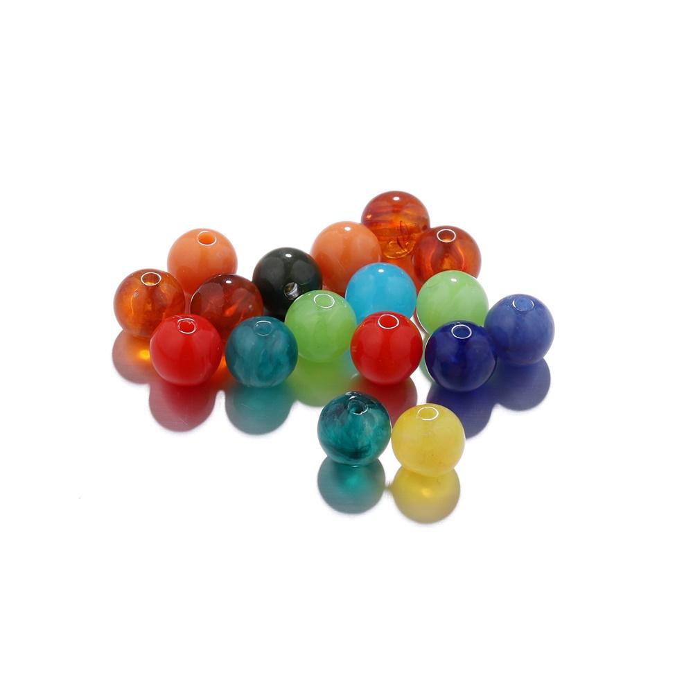 

100-200 шт. красочные круглые бусины из искусственного натурального камня, свободные бусины-разделители для DIY, ожерелья, браслета, принадлежности для изготовления ювелирных изделий 8mm x 200Pcs