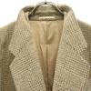Lanvin 70s 80s Vintage Wool Blend Check Pattern Tailored Jacket R50-46 Men's Used