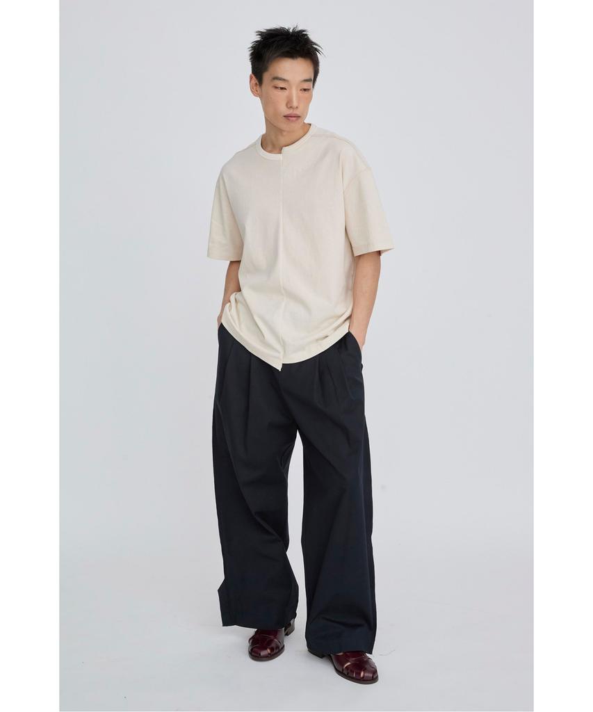 RECODE Raw Edged Two Tuck Pants Rkpas26642Nyx