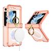Suitable for Samsung Flip5 Mobile Phone Case Folding Screen Full Inclusive Airbag Wireless Charging Flip5 Shaft Ring Protection Case