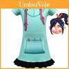 Costume Cosplay per Ragazze Wreck-it Ralph 2 Vanellope Von Schweetz Gonna Colorata e Pantaloni