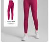 Herbst-Yoga-Set: Sexy Trägertop mit festen Cups Sportweste & Jelly Glue Yogahose für Damen