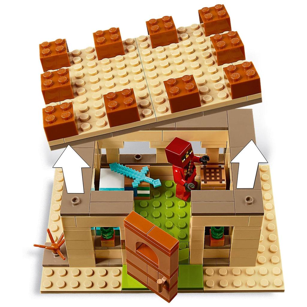 LEGO Minecraft Illager Raid - Boys & Girls - Minecraft Toy, Game, Educational Toy, Birthday Present, Gift - LEGO Blocks 21160 - Ages 8+