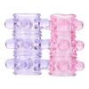 Textured Male Sleeve Ring with Large Nubs for Stimulation Flexible Soft Material Adult Intimate Toy for Sensory Enhancement and Comfort Use