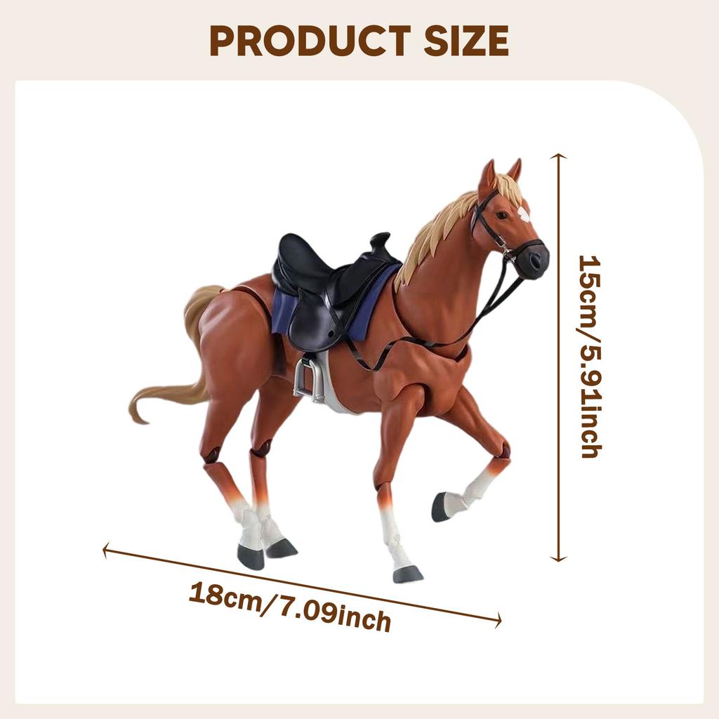 Horse Figure Model Home Decor Doll Toys Gifts Animal Toy Model Diorama Layout Sand Table Layout Decoration Miniature Scenes
