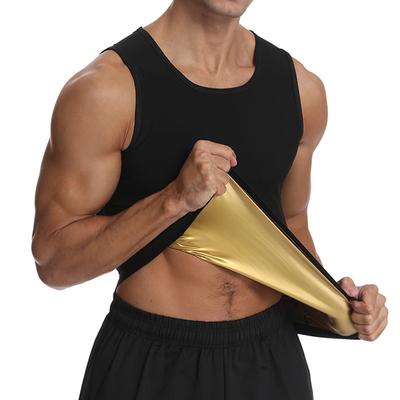 Herren Schweiß Body Shaper Abnehmweste Shapewear Ärmelloses Shirt Weste Kompression Tank Top für Herren
