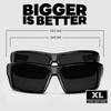MAXJULI Sports Z87 Sunglasses for Big Heads Men Women Wrap Around UV400 Protective Sun Eyeglasses for Daily Wear 8232