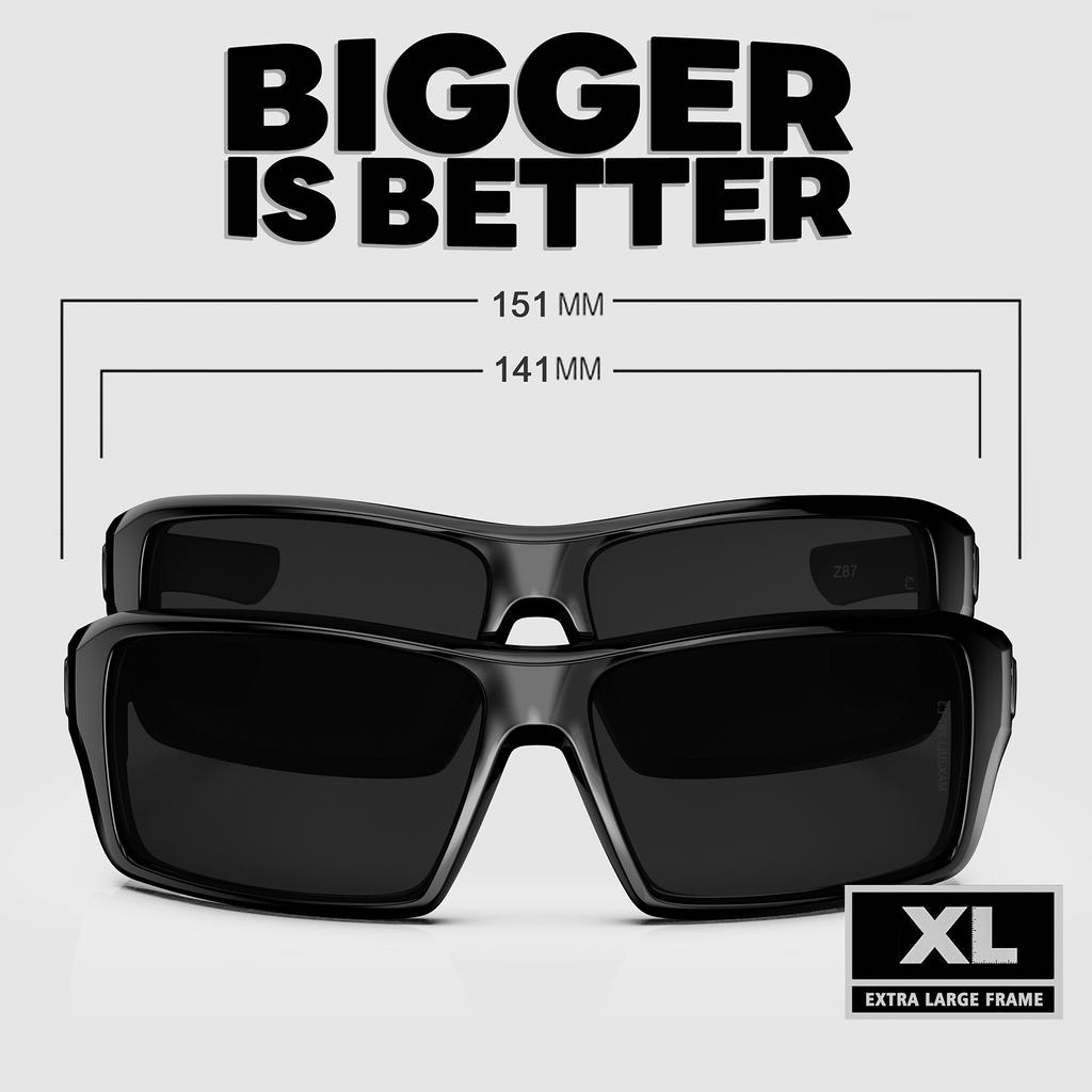 MAXJULI Sports Z87 Sunglasses for Big Heads Men Women Wrap Around UV400 Protective Sun Eyeglasses for Daily Wear 8232