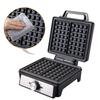 1600W High Power Waffle Maker Double-sided Heating Toaster Household Semi Automatic Breakfast Machine