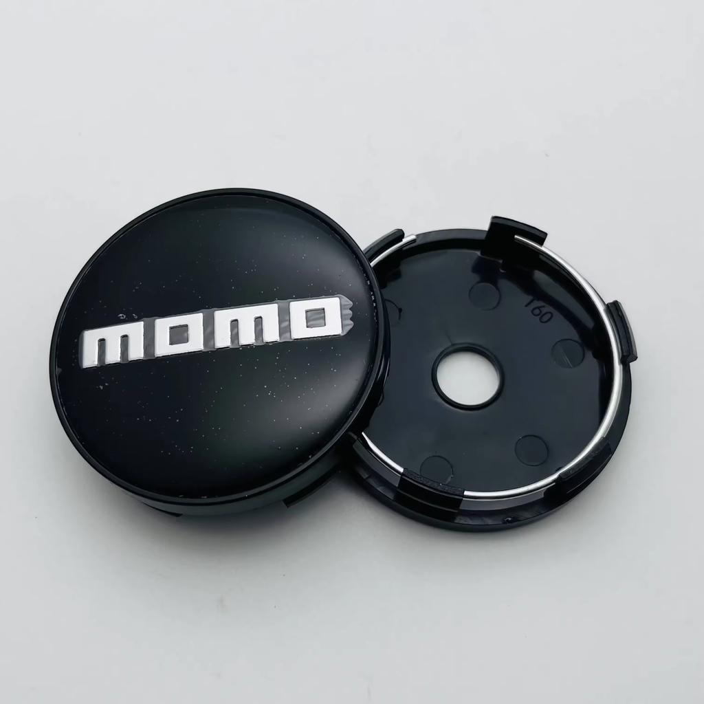 4PCS 60mm Car Wheel Center Caps With MOMO Badge Logo Rim Hubcaps Cover For BMW Dodge KIA Ford Mazda Toyota Honda h6