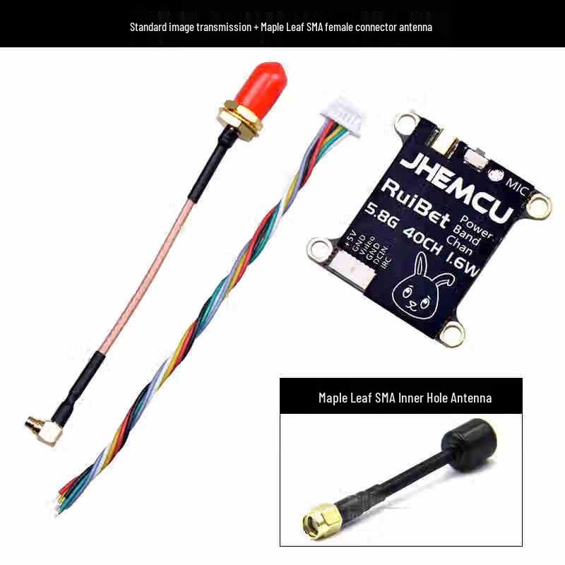 

JHEMCU Tran-3016W 1.6W Video Transmitter with Built-in Mic