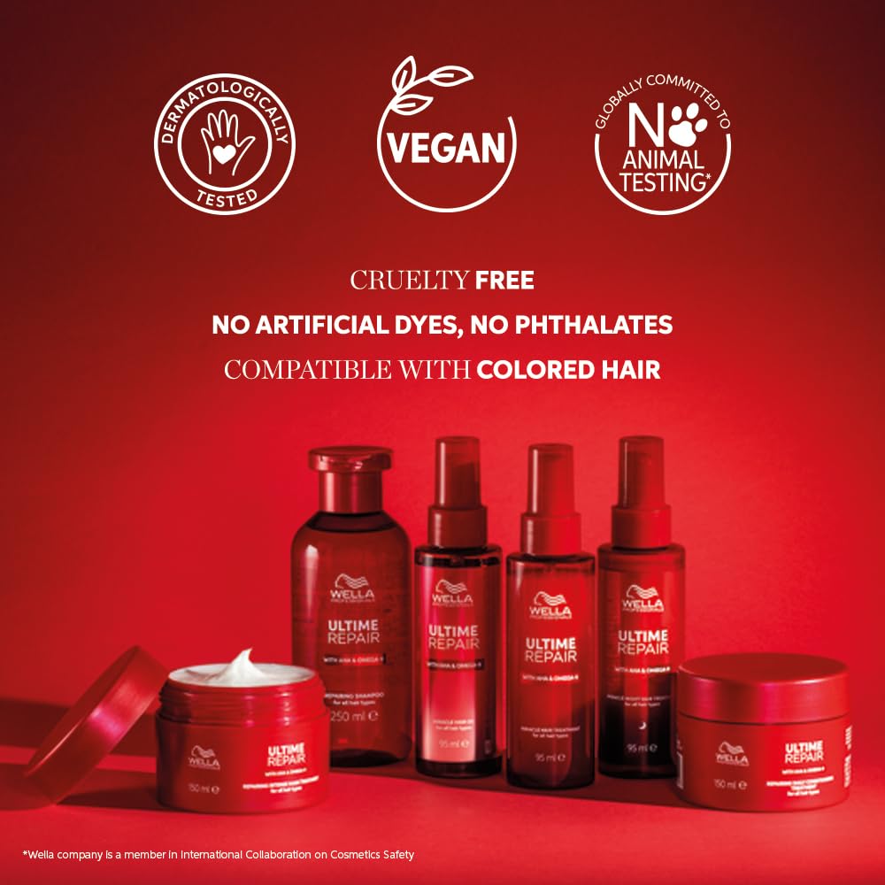 [Authorized Retailer] Ultime Repair Miracle Hair Treatment 95ml Hair Mist by Wella, a leave-in treatment that repairs damaged hair.