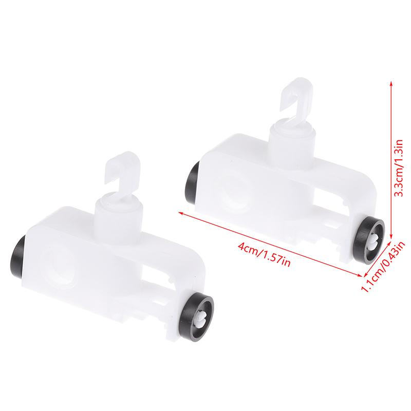 10 Stück Vertikaljalousien Fenster Jalousie Rollenrolle Jalousiehalter Zubehör