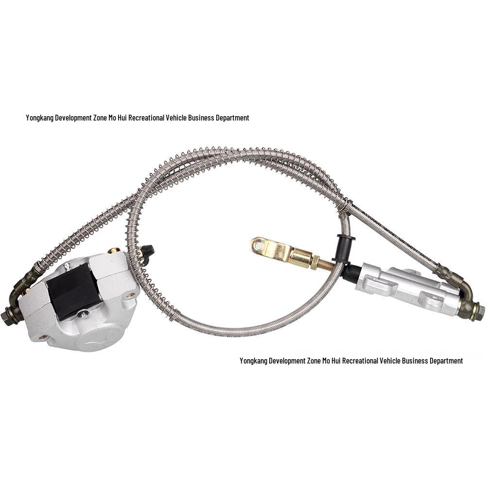 Rear Brake Assembly for ATV Beach Car 125-250cc: Foot Brake, Up/Down Pump, Caliper, Disc Brake.