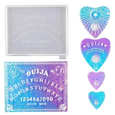 DIY Divination Board Silicone Mold Resin Casting Epoxy Mould Crafts Tool New