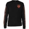 Harley-Davidson Men's Eagle Piston Long Sleeve Crew Shirt, Black 30299947