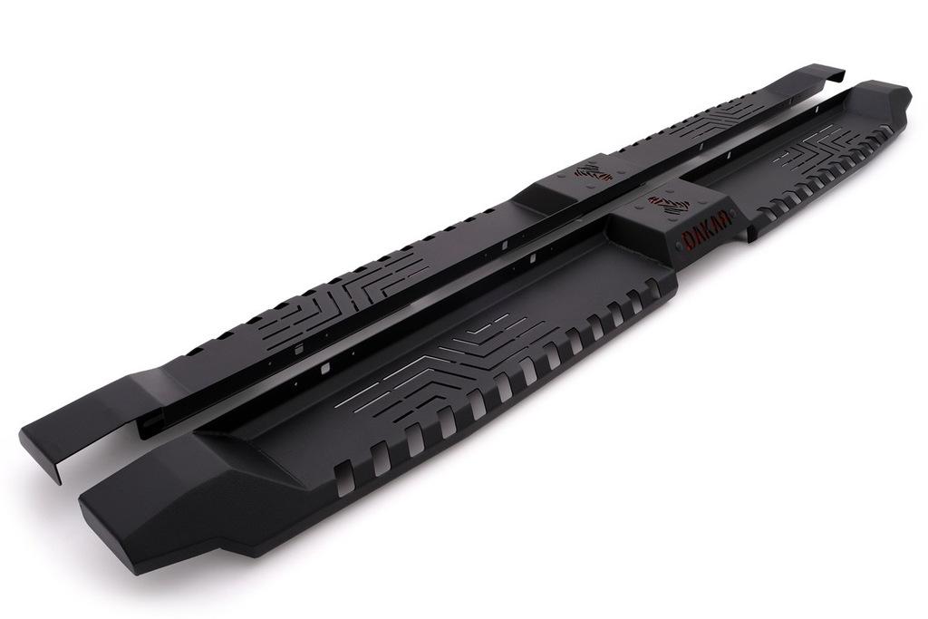 

Боковые пороги Dakar V2 без LED (2 шт, металл) для Mitsubishi L200 2006-2015 гг