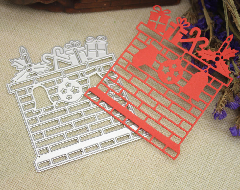 Merry Christmas Metal Cutting Dies Stencils Scrapbooking Embossing DIY Crafts 