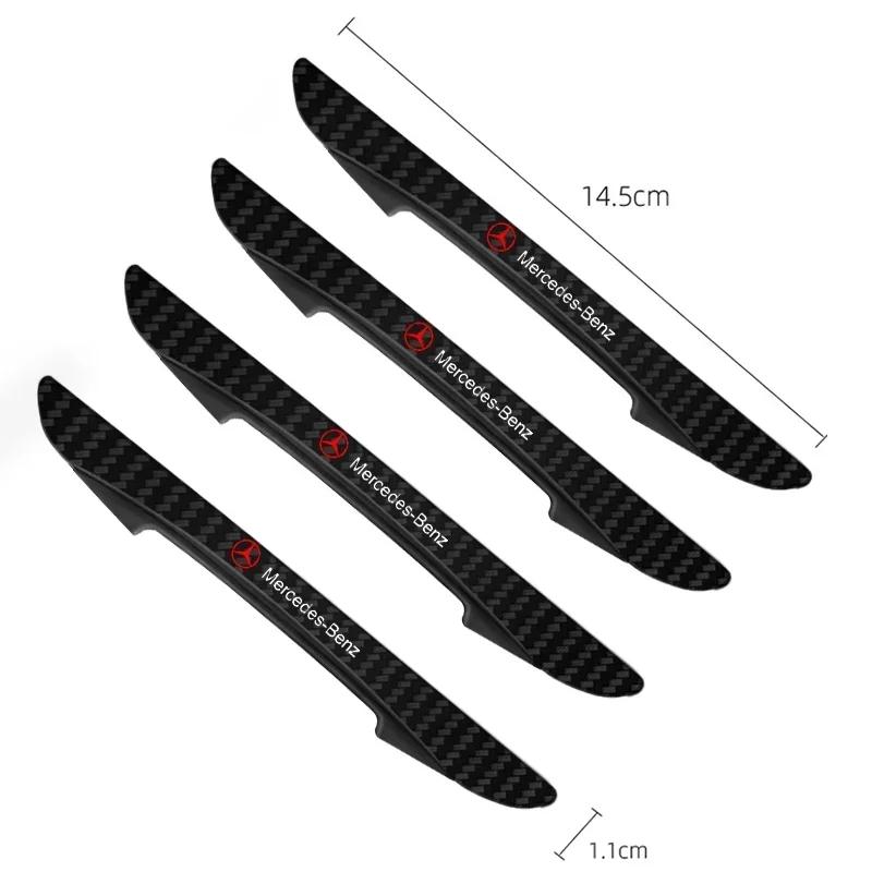 WROIR1 2025 For Benz AMG 4pcs Car Body Protector Sticker Anti-Collision Protective Strip For Mercedes Benz A180 A200 A260 W203 W210 W21