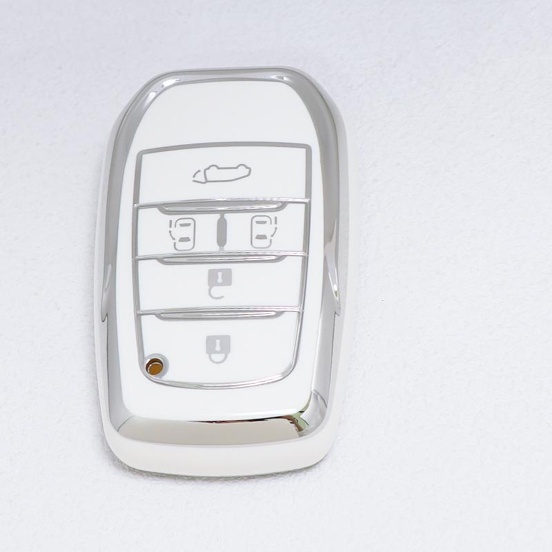 5 6 Buttons For Toyota Alphard Previa Voxy Noah Esquire Vellfire Harrier Tpu Car Key Cover Case Remote Shell Fob Holder Keychain