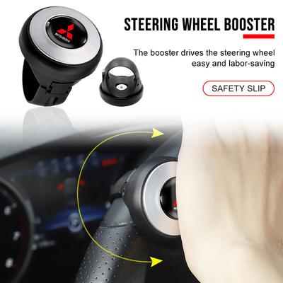 Cwtnuk1 Car Steering Wheel Booster Ball Labor Saving Turning Car Emblems For Pajero Outlander L200 EVO Montero Lancer 9 10 EX