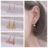 1 Pair of Leaf Stud Earrings, Small and Fresh Temperament, Sprouting Young Leaf Ear Hooks