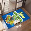 Custom Name Personalized Geometry Dash Print Carpet, Versatile Home Decor Rug, for Playroom, Apartment, Balcony, Entryway, Hallway Gift