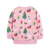 European Style Girls Crew Neck Long Sleeve Sweatshirt Casual Kids Children Pullover Top