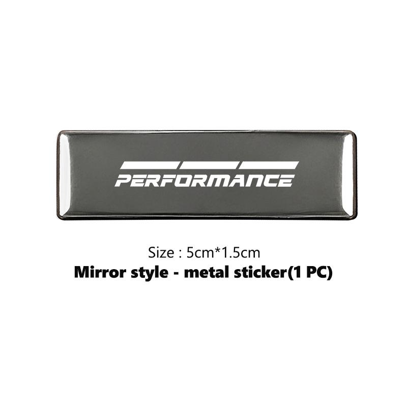 Metal Car Emblem Logo Decorative Stickers Badge Decal Interior For BMW M Performance Alpina M3 M5 M6 X1 X3 X4 X5 G20 bzcp38